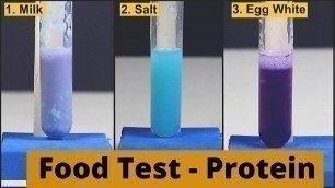 'Food Test - Protein | ThinkTac | DIY Science'