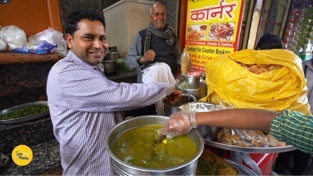 'Lucknow Famous Pandit Ji Ka Chaat Platter Rs. 25/- Only l Lucknow Street Food'