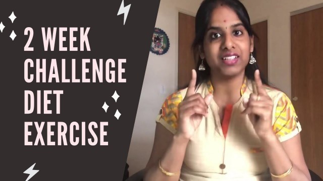 '2 Week Tamil Weight Loss Challenge Day 1 | 14 Day Diet and Exercise Chart | Stay Home Stay Fit'