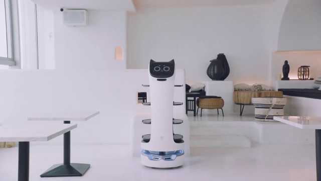 'BellaBot - a cute and powerful delivery robot'