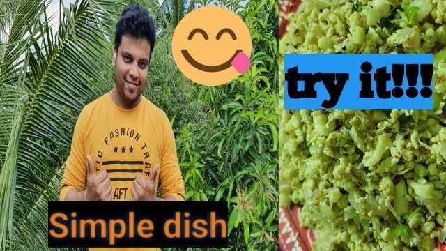 'CAULIFLOWER EGG THORAN|SIMPLE DISH|LOCK DOWN|HOMELY FOOD|TRY IT!!!'