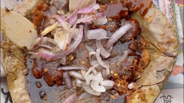 'Khasta Kachori with Matra Chaat | Lucknow Street Food #shorts'