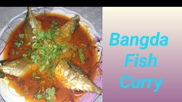 'बांगडा फिश करी l Bangda Fish Curry l Maya Food Corner l'