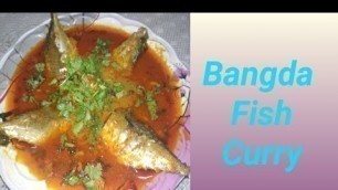 'बांगडा फिश करी l Bangda Fish Curry l Maya Food Corner l'