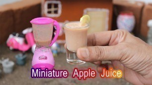 'MINIATURE APPLE JUICE RECIPE - TINY FOODS - MINIATURE COOKING - MINI FOODS - MMF E#31'