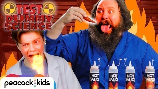 'Can You Take the Heat? Spicy Food Experiment | TEST DUMMY SCIENCE'