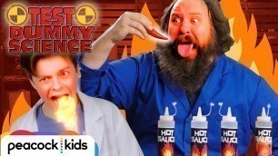 'Can You Take the Heat? Spicy Food Experiment | TEST DUMMY SCIENCE'