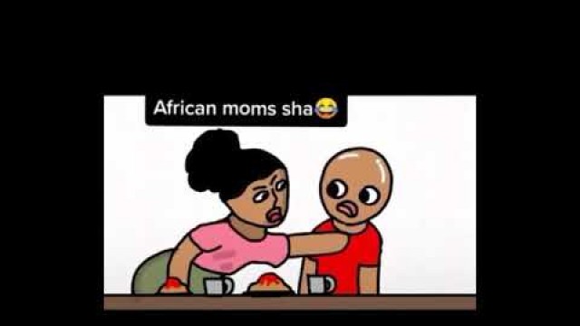 'African mother prayer for food with their her child