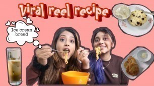 'Testing Viral Reel Food | Kajal Jadhav | Bhavika Jadhav |'