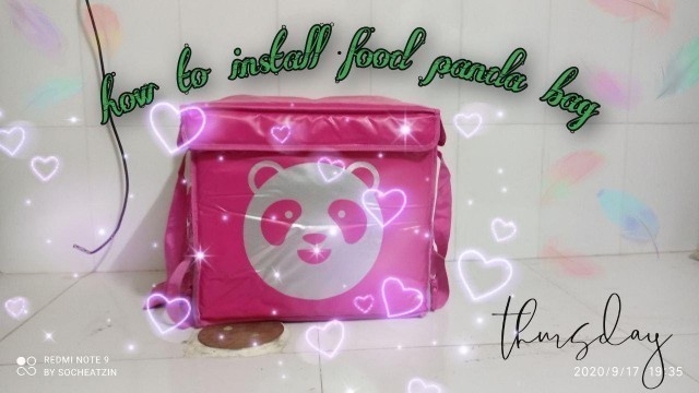 'How to install bag food panda'