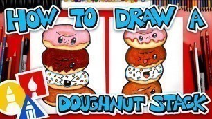 'How To Draw A Doughnut Stack'