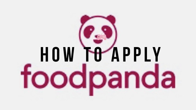 'Paano maging FOOD PANDA rider'