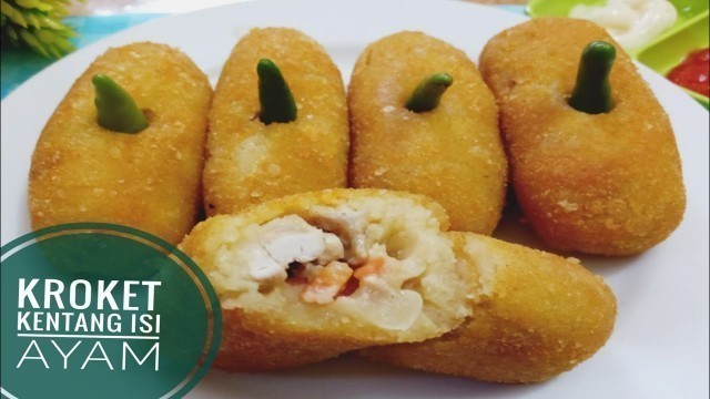 'CARA MEMBUAT KROKET KENTANG ISI AYAM SAYUR || BISA UNTUK JUALAN FROZEN FOOD'