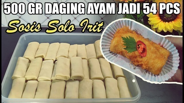 'Ide Bakulan Sosis Solo Frozen & Goreng |Irit Telur'