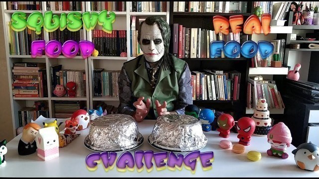 'Squishy Yiyecek ve Gerçek Yiyecek Challenge - Squishy Food VS Real Food Challenge!!!'