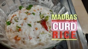 'MADRAS CURD RICE | ഇത്രയും സിംപിളും ടേസ്റ്റയുമായ വിഭവം ഒന്ന് ട്രൈ ചെയ്യൂ   | Homely Meals'