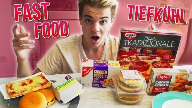 'TIEFKÜHL vs FAST FOOD PRODUKTE - Der Test 