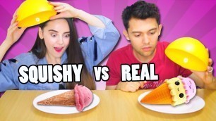 'SQUISHY FOOD VS REAL FOOD Partea a doua!'