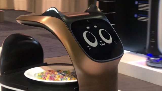 'Delivery Robots for Reasonable  Rates, Bellabot A Cute Meowing Food Delivery Robot, Best  in CES'