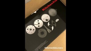 'Unboxing Food Processor KitchenAid 5KFP1319'