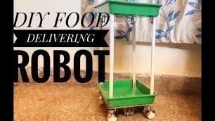 'How To Make A FOOD DELIVER ROBOT FOR HOME DIY || Creative Cache'