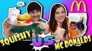 'SQUISHY vs Real Food McDonalds CHALLENGE 