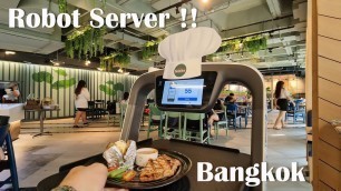 'WOW - Bangkok Sizzler Delivery Robot At Siam Center - The New Normal ?'