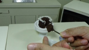 'How to make Tiny Edible  Chocolate Cake (Miniature Cooking)  (ASMR cooking sounds) (Mini Food)'