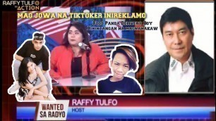 'Mag Jowa na Tiktoker Inireklamo Kay Raffy Tulfo | Food Panda Delivery Boy Binintangan na Magnanakaw'