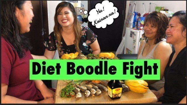 'DIET BOODLE FIGHT WITH MY ROOMIES | Kriscel Tayag'