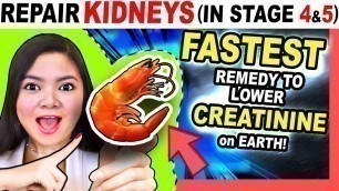 'FASTEST CREATININE Lowering Remedy on Earth (4 Weeks to Improve Kidney Function)'