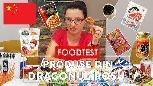 'MĂNÂNC PRODUSE ASIATICE - Ce DELICATESE găsești în DRAGONUL ROȘU? - FOOD TEST'