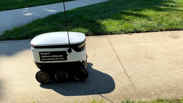 'Watch Robot Food Delivery Debut on the University of Kentucky Campus'