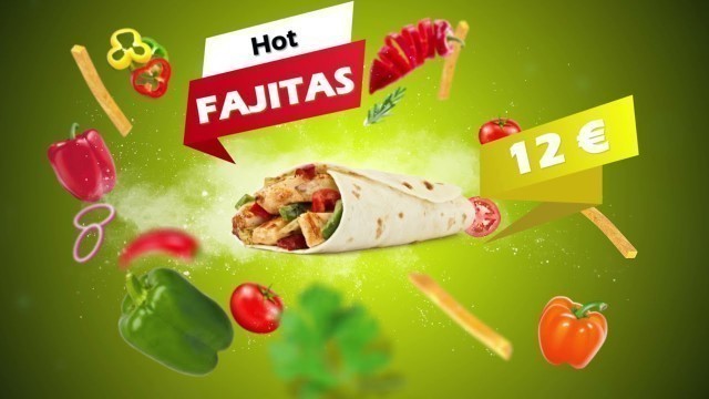 'Fast Food Restaurant Menu Promotion | After Effects template'