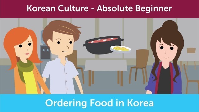 'How to Order Food in A Korean Restaurant | Innovative Korean'