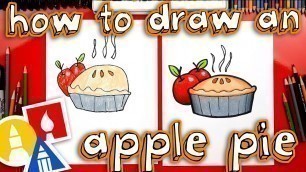 'How To Draw An Apple Pie For Thanksgiving'