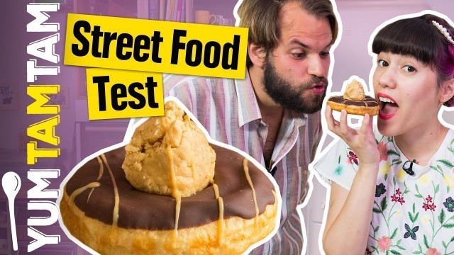 'Street Food Test #2 // Donuts mit Cookie Dough // #yumtamtam'