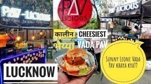 'lucknow Street Food- VADA PAV'