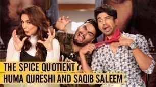 'Blindfold Food Test with Dobaara Stars Huma Qureshi and Saqib Saleem'