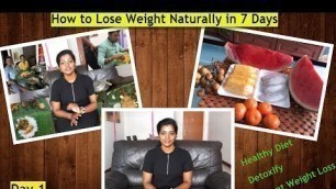 'GM Diet Day 1 in Tamil - How to Lose Weight fast #MyWeightLossJourney #Detoxify #HealthyDiet'