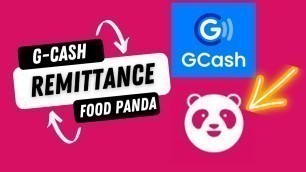 'Paano Magremit ng pera kay Food Panda Gamit ang GCasH Easy Steps!'