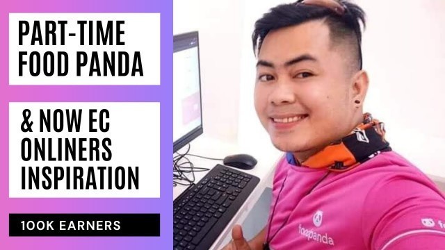 'Part-time Food Panda Rider kumita 100k 1month doing Online!!!