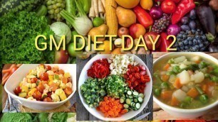 'GM diet-day 2|weight loss journey|gm diet in tamil|vegetable day'