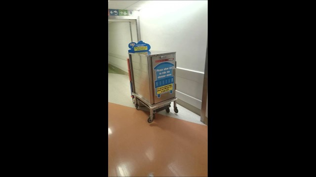 'Food delivery robot at Boston Children\'s Hospital'