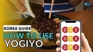 'How To Use Yogiyo Delivery App in Korea | Ordering Jajangmyeon (and our fails!)'