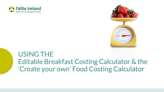 'Using the Breakfast Food Costing Calculators'