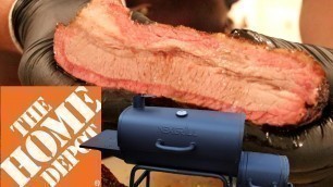 'I Bought the Cheapest Offset Smoker at Home Depot and Made a Brisket'