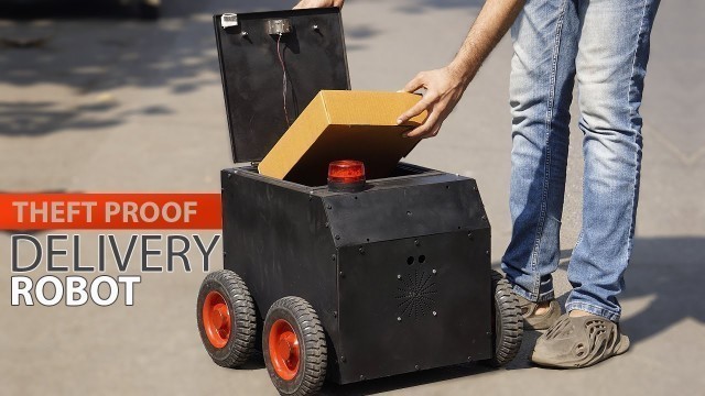 'RC Delivery Robot with Theft Detection For Food & Ecommerce | Raspberry Pi'