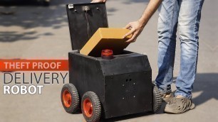 'RC Delivery Robot with Theft Detection For Food & Ecommerce | Raspberry Pi'