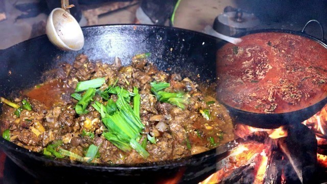 'Home Puja Party  || Praying House food God MANGSIRE PUJA in the village'